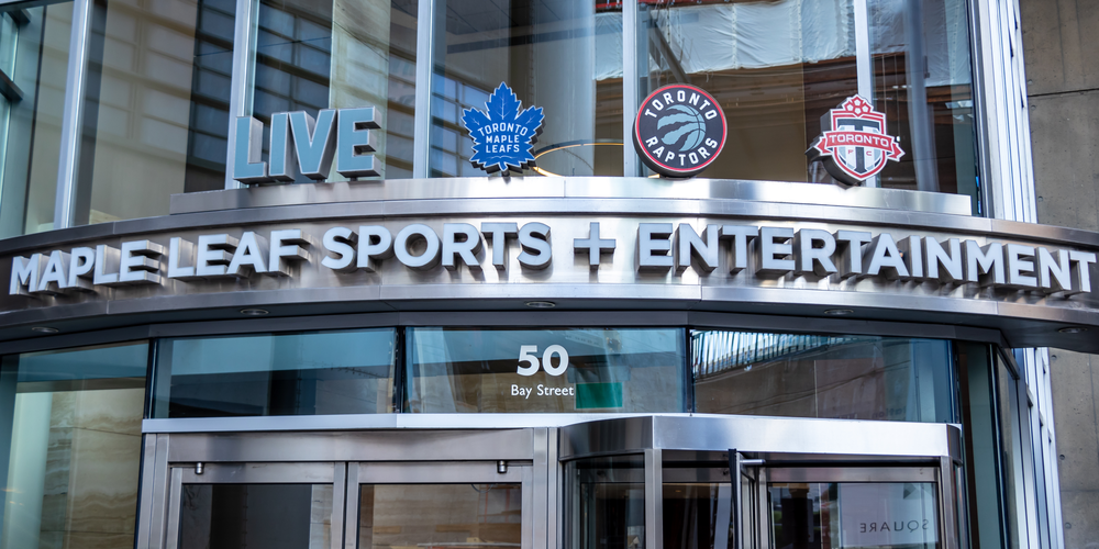HQ of MLSE, who just signed OLG's Proline+ as sports betting partner