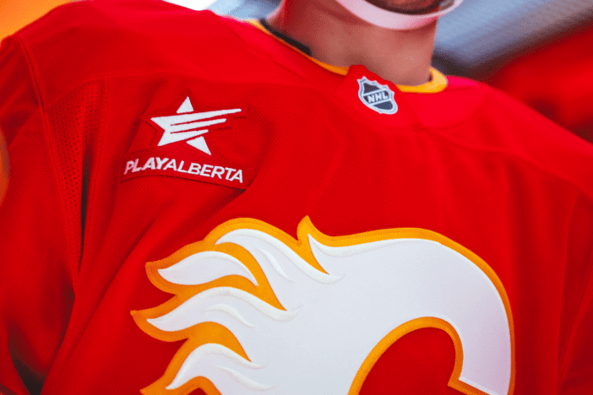 Play Alberta to sponsor Calgary Flames home jerseys canadiangamingbusiness