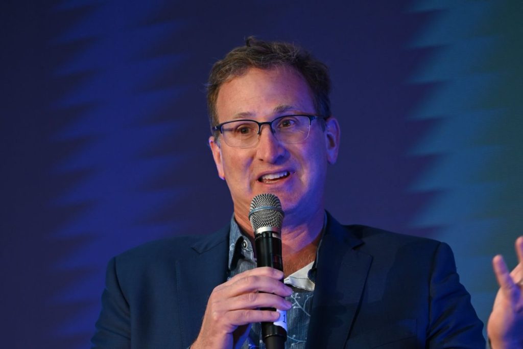 Rush Street Interactive CEO Richard Schwartz speaks at an SBC event