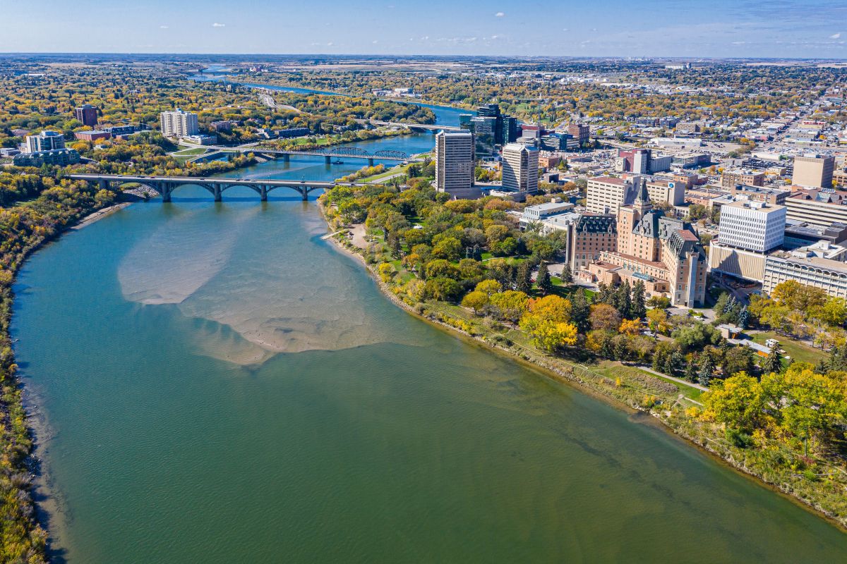 A view over Saskatoon, where SIGA's head office is located