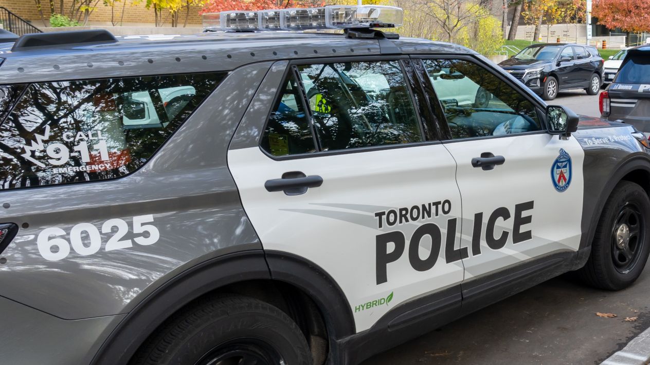 A Toronto Police car