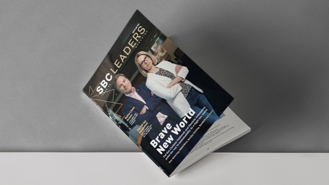 The front cover of SBC Leaders Magazine issue 38