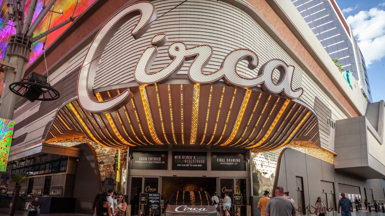 The front entrance to Circa Resort & Casino in Las Vegas