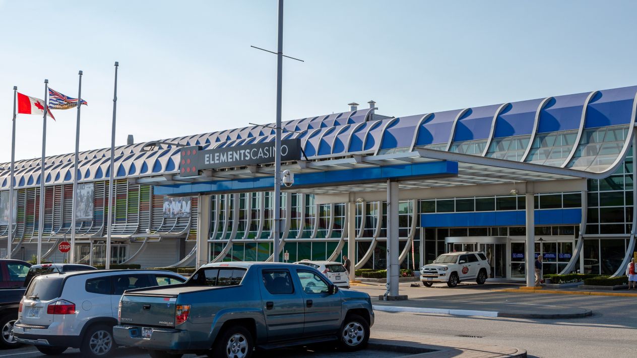 The front of Elements Casino Surrey in B.C.