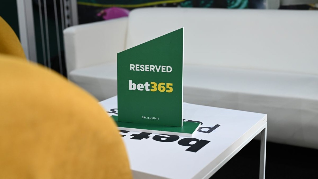 A reserved sign with bet365 branding