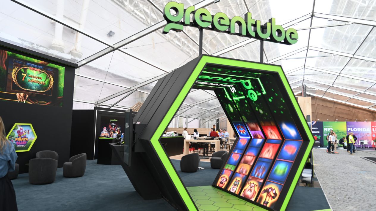 A Greentube installation at an SBC event