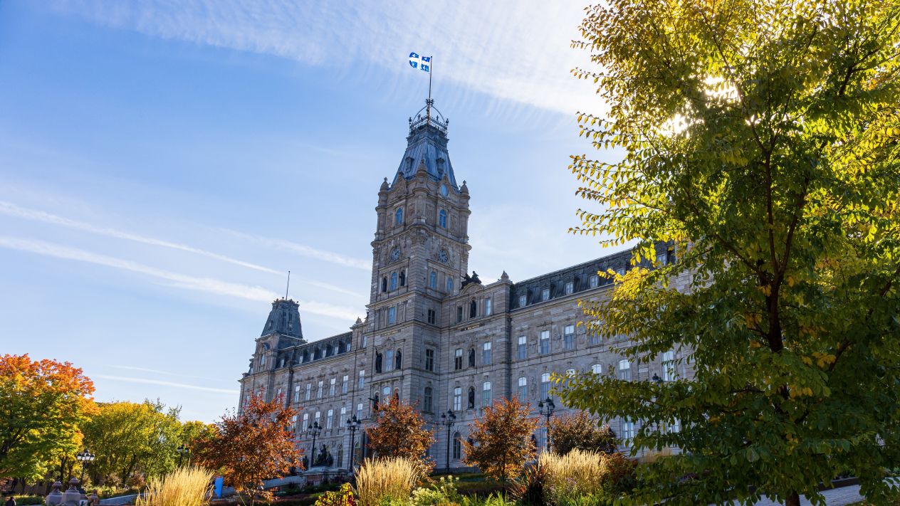 The Quebec Parliament building